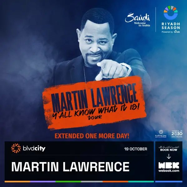 Martin Lawrence comedy show Day Two 